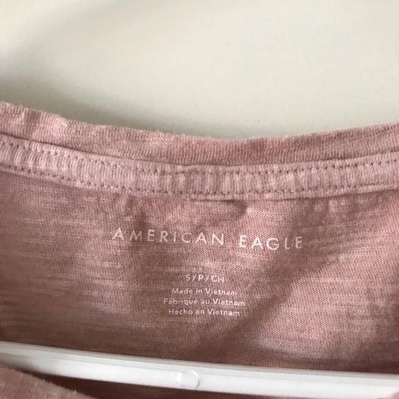 American eagle pink crop top - Picture 2 of 2